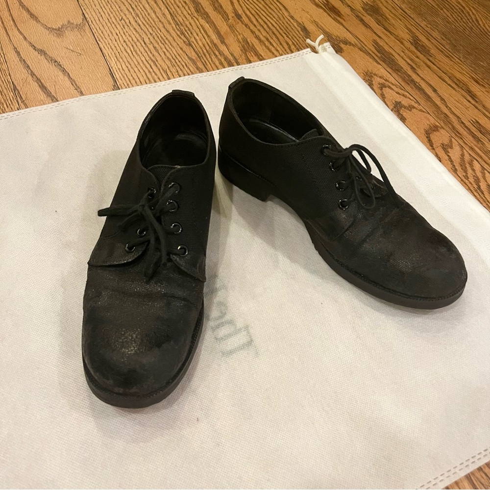 Authentic Y's by Yohji Yamamotocanvas oxford shoes women‘s 36